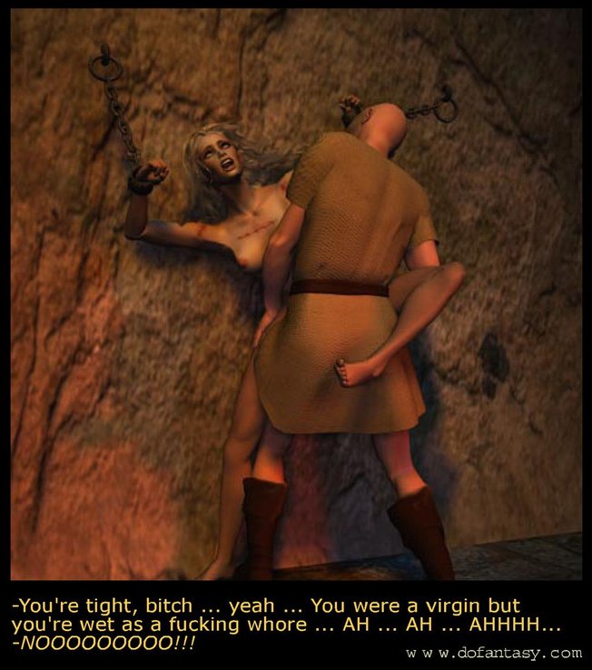 Quoom - The Fall of the Barbarian Queen [BDSM Artwork] [3d comics]