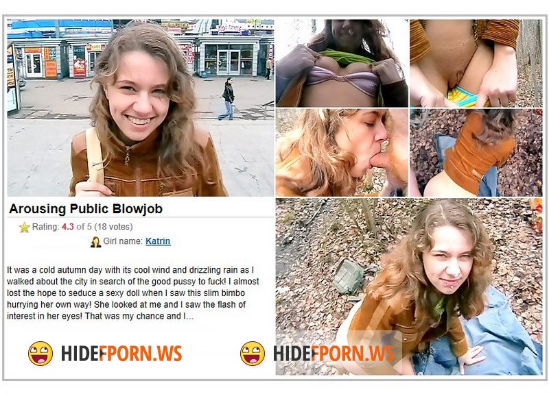 PickupFuck.com - Katrin - Arousing Public Blowjob PickupFuck.com - Katrin - Arousing Public Blowjob