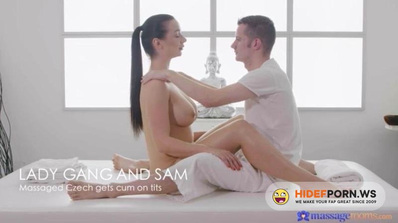 MassageRooms/SexyHub - Lady Gang - Massaged Czech gets cum on tits [SD 480p]