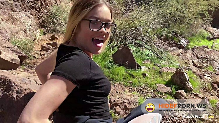 ModelsPornorg - Public Pussy Play With Molly Pills And Katie Kush - Horny Hiking POV [FullHD 1080p]