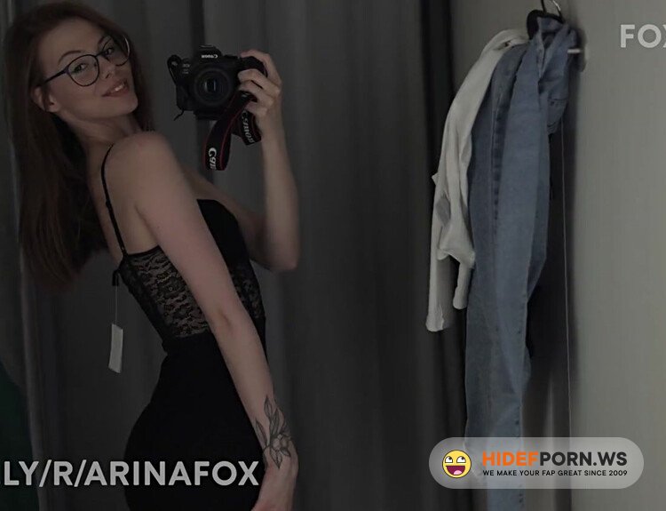 ModelsPornorg - Arina Fox - There Are People Behind The Wall, And This Naughty Bitch Sucks Me | BLOWJOB IN STORE Fitting Room [FullHD 1080p]