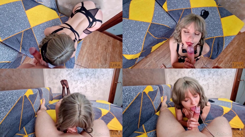 Fucking Lina – Blowjob pet-slave training