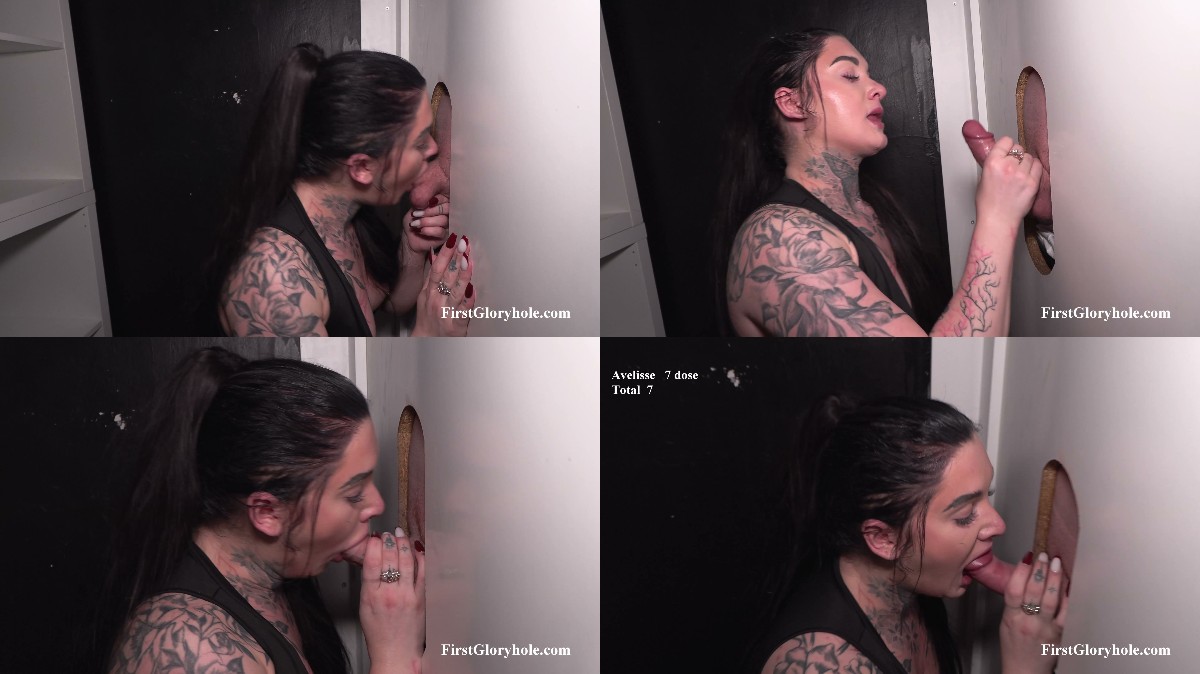 First Gloryhole-Avelisse – One man of many men-2160p