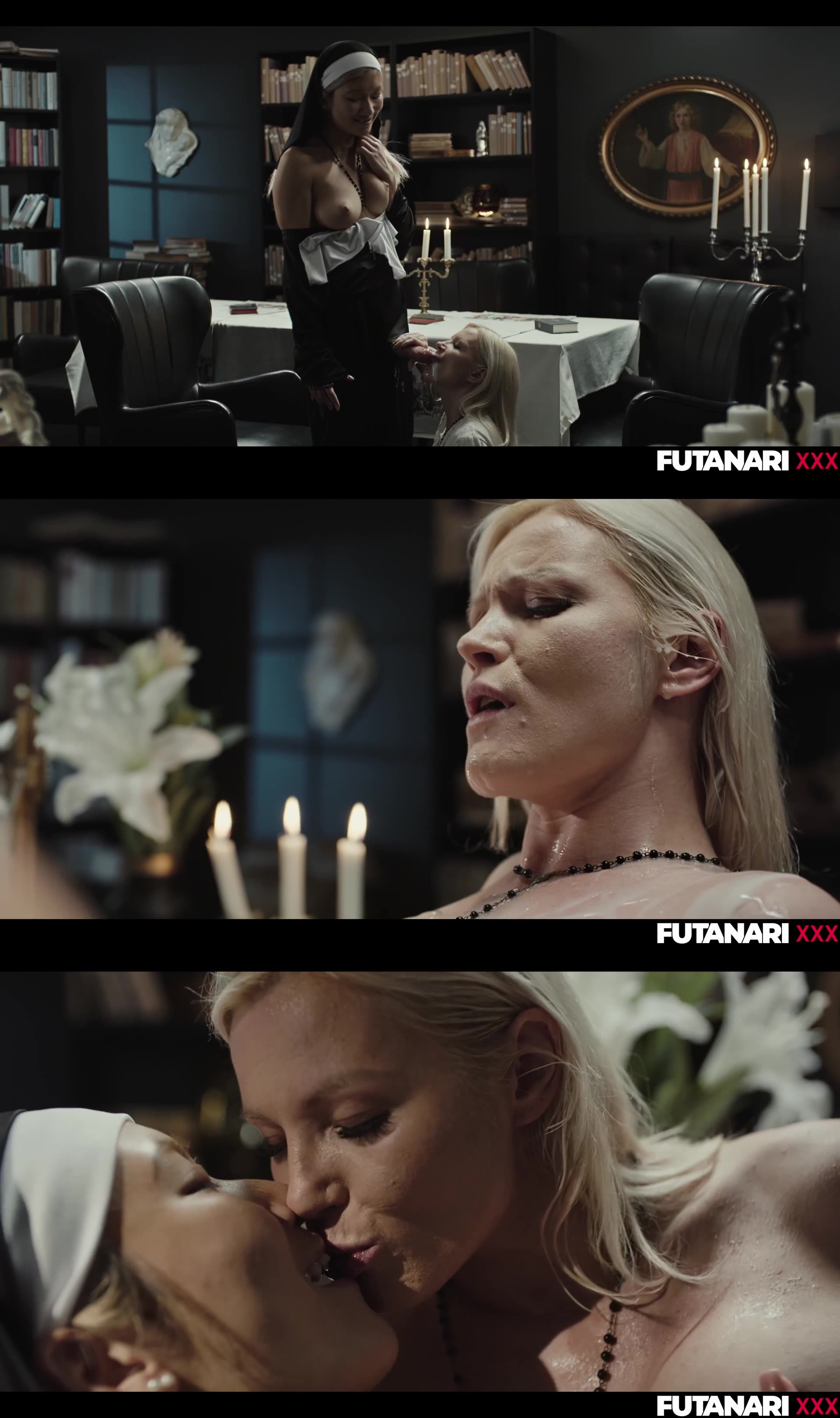Futanari - Dolly X And Zazie Skymm Dark Blessing [FullHD 1080p]