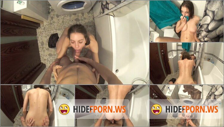 PornHub.com/PornHubPremium.com - Amateurs - Stepsister gets some Sperm on Face in the Bathroom PARENTS ARE NEARBY [FullHD 1080p]