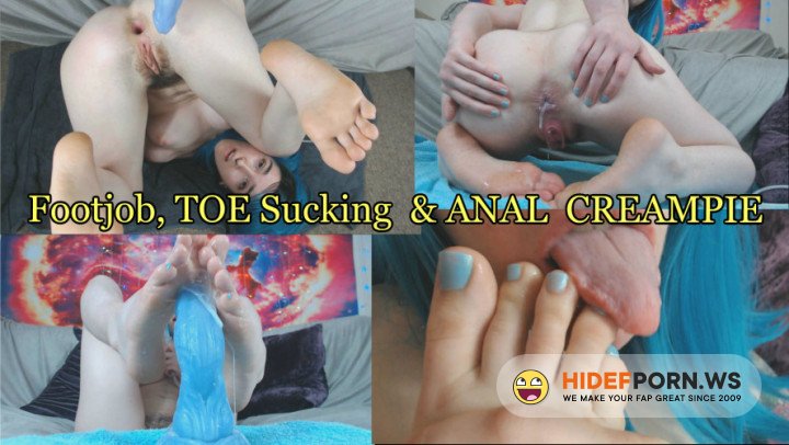 Hd Toe Sucking - ManyVids.com - RavenIvee - Footjob, TOE Sucking and ANAL Creampie HD 720p Â»  NitroFlare Porn