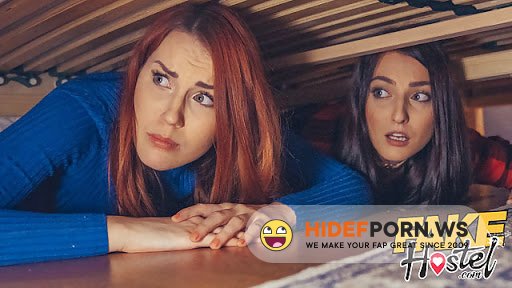 FakeHostel - Katy Rose, Lacy Lennon - Fake Hostel Stuck under a Bed 2 Halloween Porn Special [FullHD 1080p]
