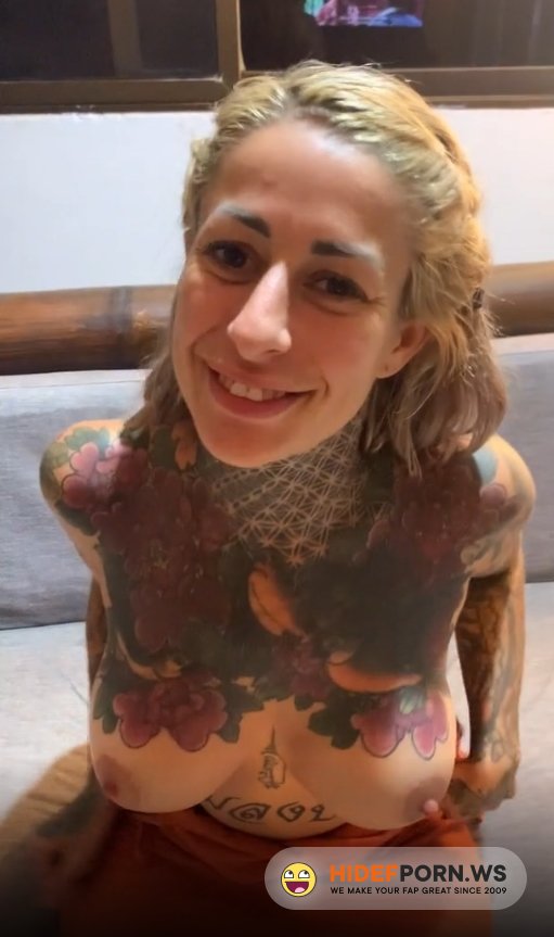 Inkedsns - Inkedsns - Tattooed Squirting Tinder Slut Asks for Anal [FullHD 1080p]