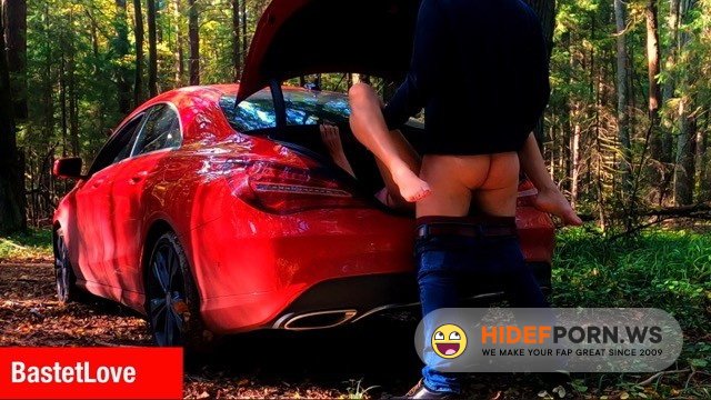 BastetLove - BastetLove - Public sex in a trunk of a car. Short version [HD 720p]