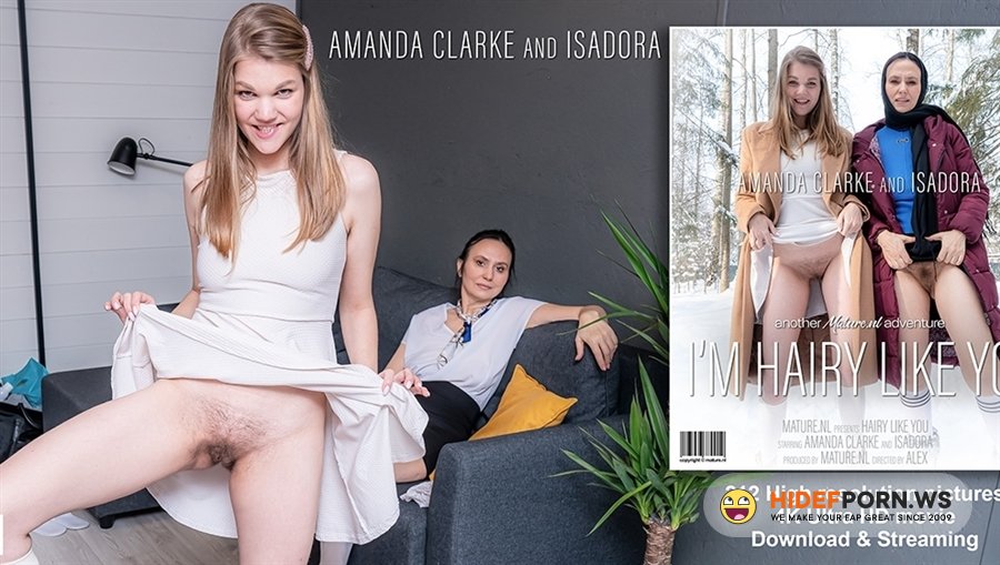 Mature - Amanda Clarke 22, Isadora 47 - These Old And Young Lesbian Stepmother And Daughter Find Out They Both Love A Hairy Pussy [2021/FullHD]
