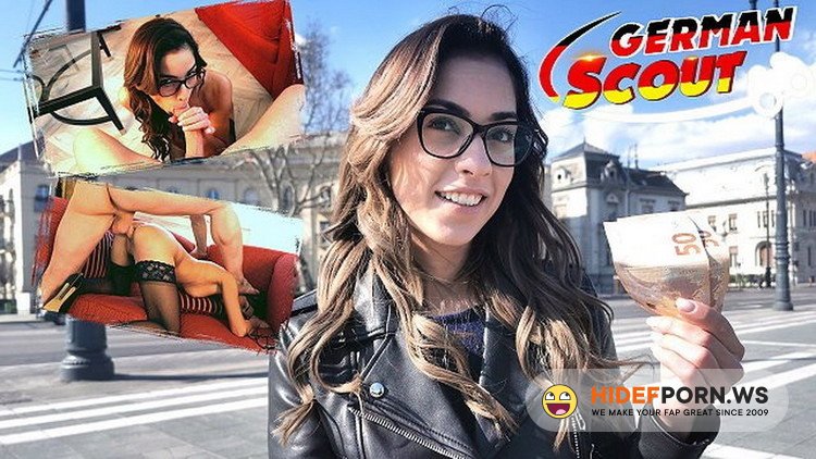 GERMANSCOUT.com - FREDERICA - TINY GLASSES COLLEGE GIRL FREDERICA PICK UP AND FUCK AT PUBLIC CASTING [UltraHD 2K 1980p]
