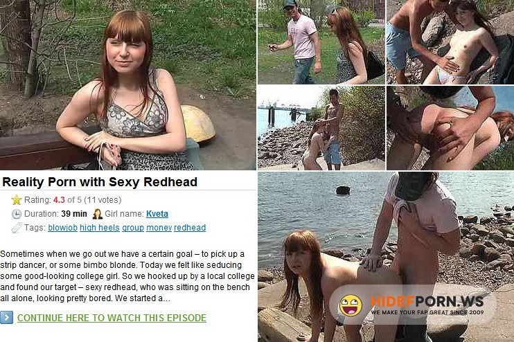 MyPickUpGirls.com / WTFPass.com - Kveta - Reality Porn With Sexy Redhead [HD 720p]