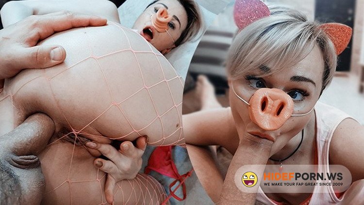 Porn.com - Cherry Aleksa - Piggy Deepthroat and had Cowgirl Sex - Cum in Mouth [FullHD 1080p]