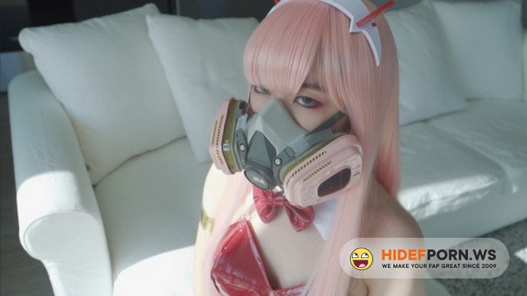 OnlyFans.com - HongKongDoll - Fuck 02 Zero Two in Red Bunny Costume and Fishnet [UltraHD 4K 2160p]