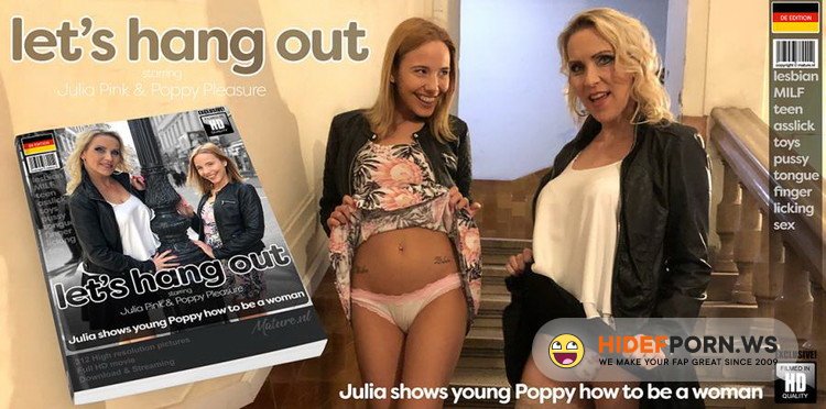 Mature.nl/Mature.eu - Julia Pink, Poppy Pleasure - Milf Julia Pink is showing young Poppy how to become a woman [FullHD 1080p]