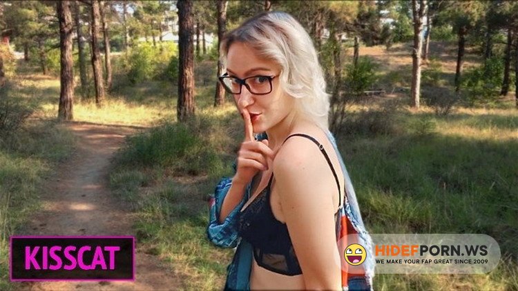 Porn.com - Kiss Cat - Public Outdoor Fucks Russian Student in Doggystyle with Sloppy Blowjob Swallow Cum [UltraHD 4K 2160p]
