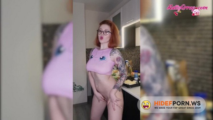Porn.com - Katty Grray - Busty Redhead Dances Naked on Kitchen - Soft Erotica [FullHD 1080p]