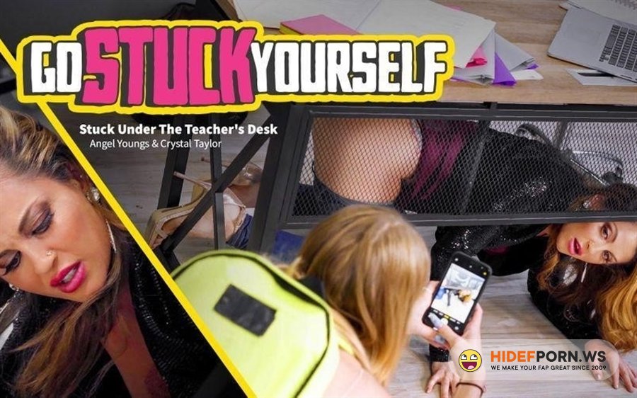 GoStuckYourself - Crystal Taylor, Angel Youngs - Stuck Under The Teachers Desk [2021/FullHD]