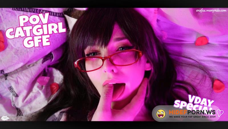 ManyVids - Enafox - You Pleasure your Catgirl GF on V-day [FullHD 1080p]