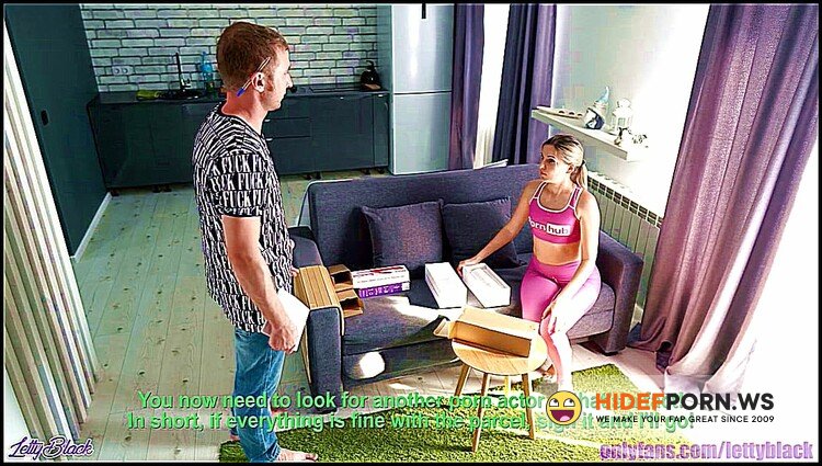 ModelHub.com - Letty Black - Hot Blonde Used Courier To Test Sex Toys For Cash [UltraHD 4K 2160p]