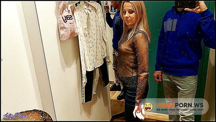 ModelHub.com - Letty Black - Caught In The Dressing Room During A Blowjob [FullHD 1080p]