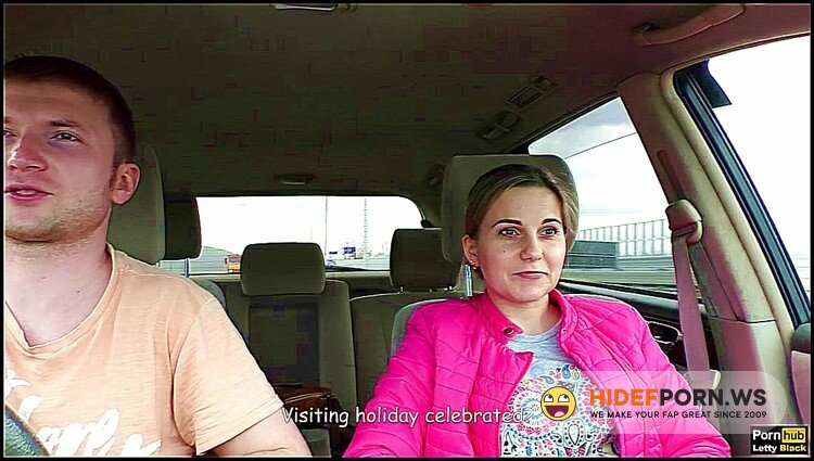 ModelHub.com - Letty Black - Blowjob While Driving And Creampie In Car For The Trip [FullHD 1080p]