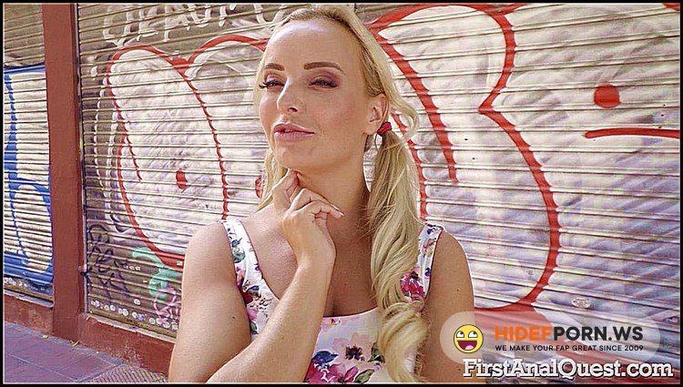 FirstAnalQuest.com - Victoria Pure - Blonde Babe Victoria Pure Gets Her First Anal Sex [FullHD 1080p]