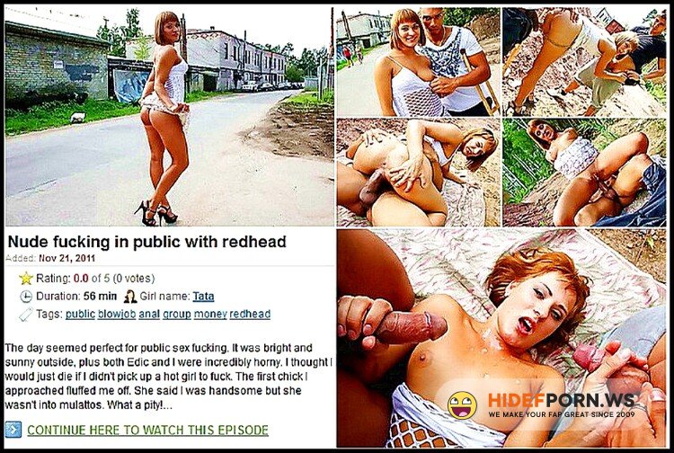 MyPickupGirls.com - Tata - Nude fucking in public with redhead [HD 720p]