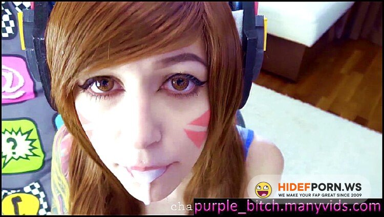 OnlyFans.com - Purple Bitch - D.Va cum in mouth cosplay pussyfuck amateur [FullHD 1080p]
