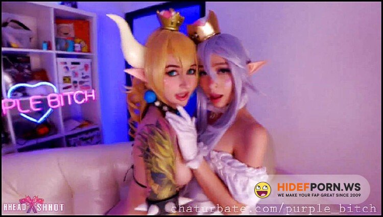 OnlyFans.com - Purple Bitch - Bowsette and Boosette fuck holes Purple Bitch AliceBong cosplay lesbian [FullHD 1080p]