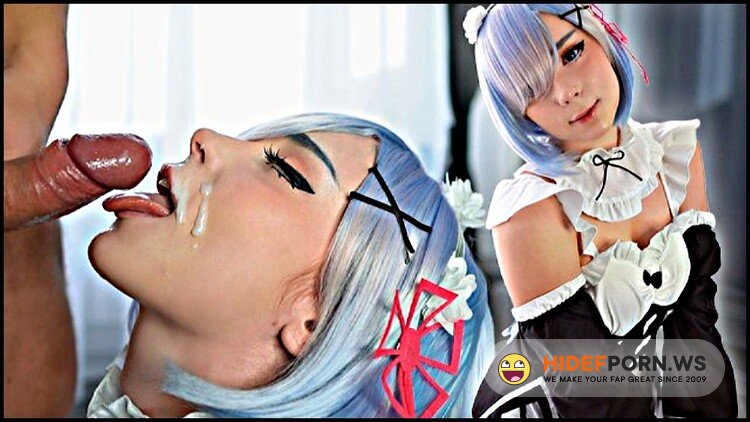 Onlyfans.com/Sweetie Fox - Sexy Maid Rem Sucks and Hard Fucks First Time with Subaru to Cum in Mouth - Cosplay re -Zero [FullHD 1080p]