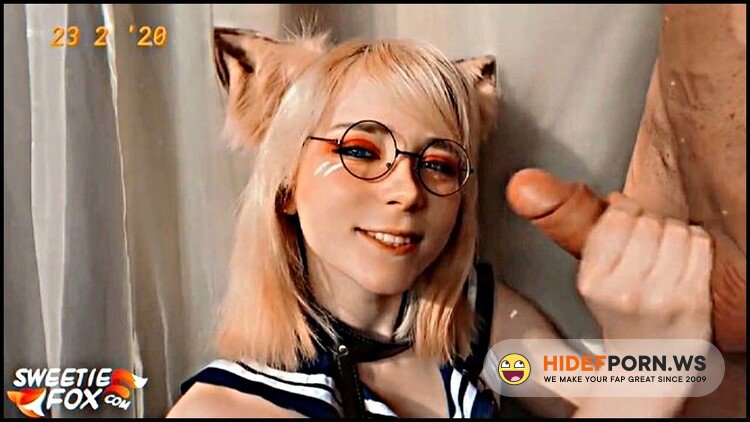 Onlyfans.com/Sweetie Fox - Sweet Foxy Sucks Neighbor's Dick and Swallows Cum - Cosplay [FullHD 1080p]