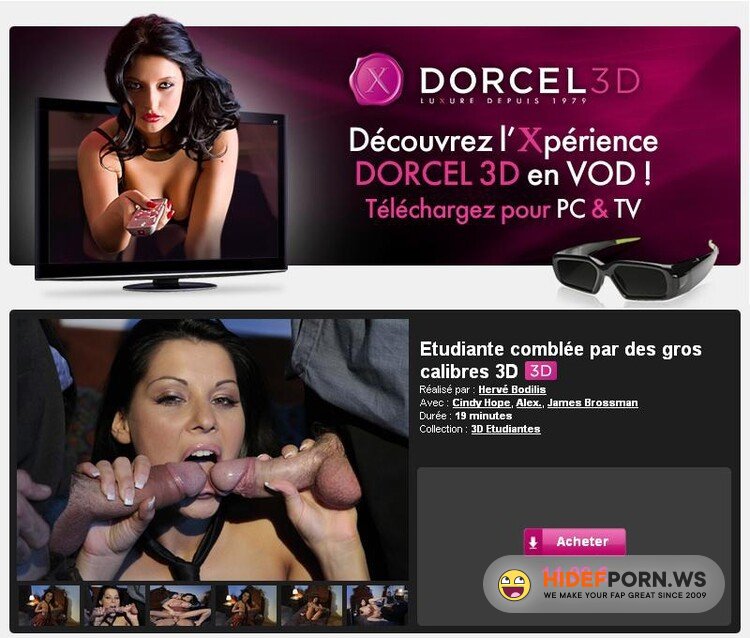 dorcelvision.com - Cindy Hope - Etudiantе comblee par des gros calibres 3D [FullHD 1080p]