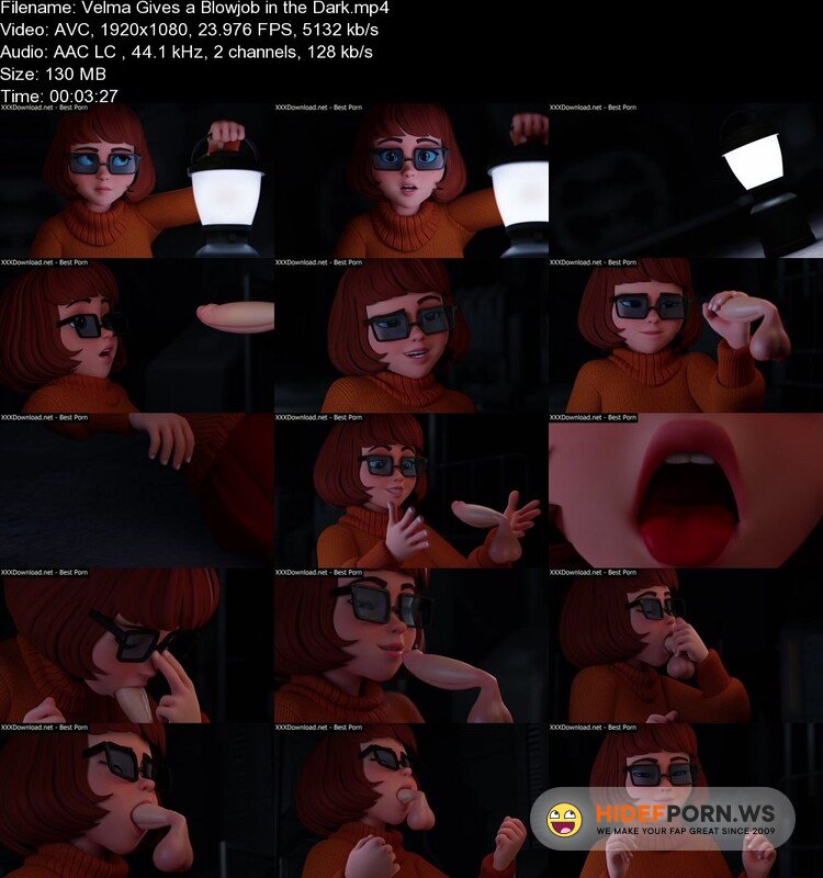 Cartoonz Video Hd Danwload - xxxdownload.net - Velma - Porn Cartoon Blowjob In The Dark FullHD 1080p Â»  HiDefPorn.ws