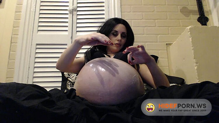 Clips4sale.com - Magdalena - Rubbing Cocoa Butter on my HUGE Belly [HD 720p]