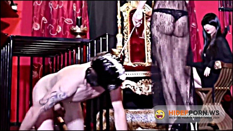 MistressIside - Mistress Iside and Mistress Safira - HUMAN ASHTRAY IN EXIBITION [FullHD 1080p]