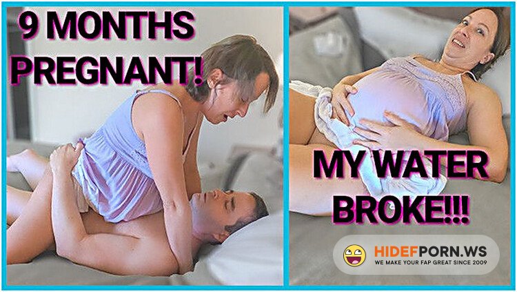 ModelHub 9 Month Pregnant MILF Fucked - Water Breaks Goes Into Labor On Labor Day! [FullHD 1080p]