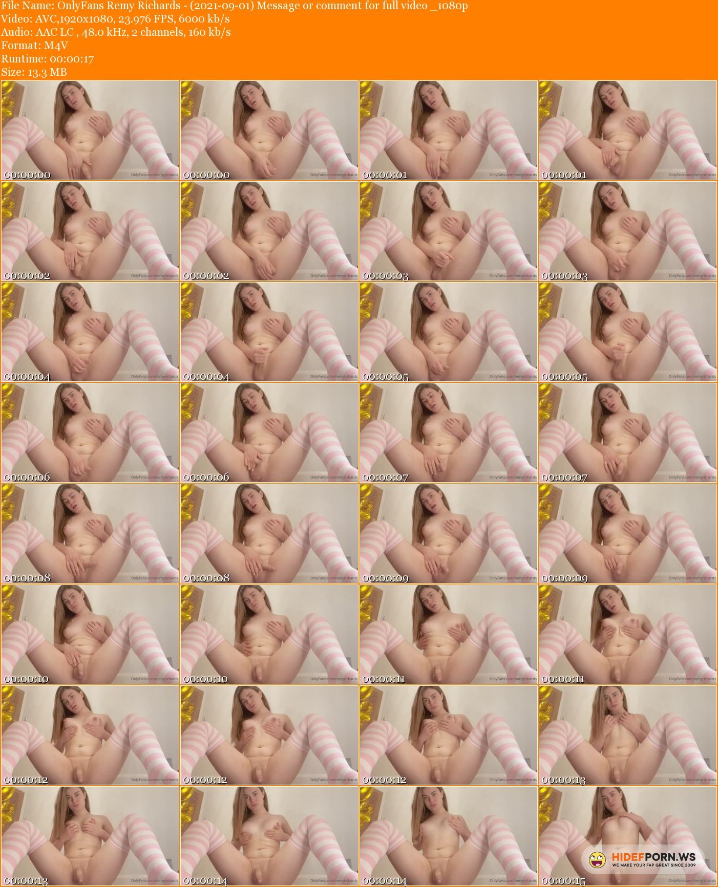 Remy Richards - MegaPack 84 Videos HD/SD 1080p/720p/480p » HiDefPorn.ws