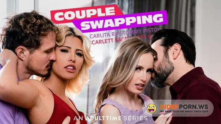 AdultTime.com / CoupleSwapping - Scarlett Sage, Carlita Ray ( Lust In Translation) [SD 576p]