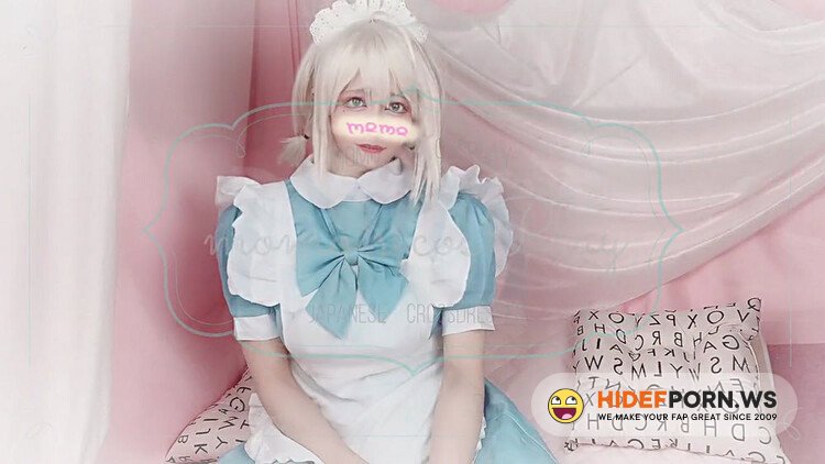 Onlyfans.com - momo JP cosplay - Cute Trap| Japanese Part 1 Leak a Lot Of Saliva, Pee And Sperm With a Blonde Maid Costume [HD 720p]