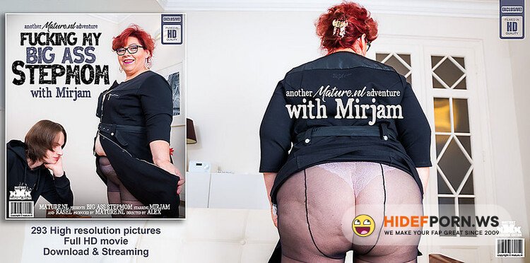 Mature.nl - Mirjam (51), Rasel (19) - Fucking my big ass BBW stepmom Mirjam with her saggy tits at home this afternoon [FullHD 1080p]
