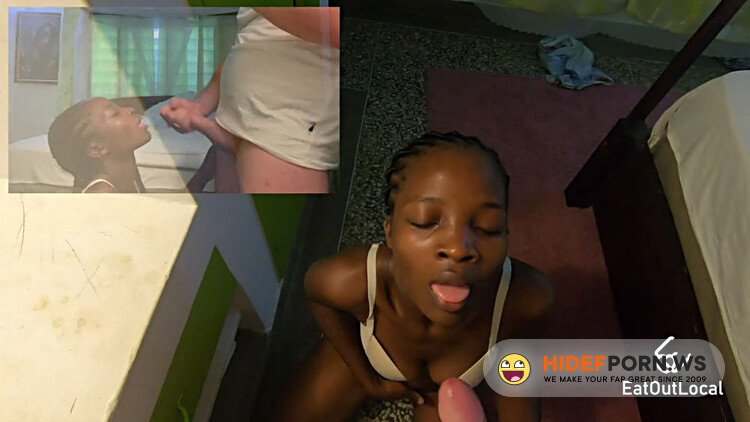 PornHub - Super Inexperienced But Very Horny Black Girl Sara Enjoys White Cock So Much! [FullHD 1080p]