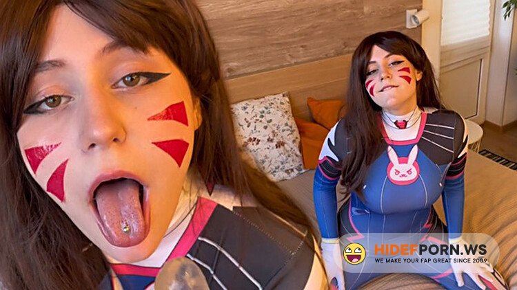PornHub - Cosplay D.Va From Overwatch, Deepthroat And Cum In My Face [FullHD 1080p]