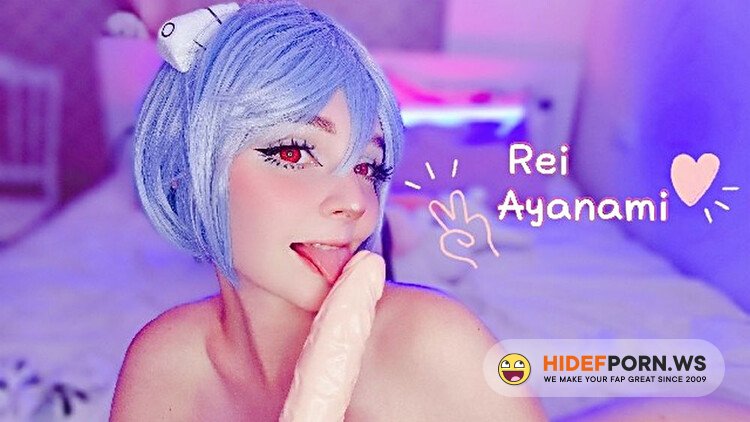 PornHub.com - Rei Ayanami Gets Horny And Cums With a Dildo And Vibrator [FullHD 1080p]