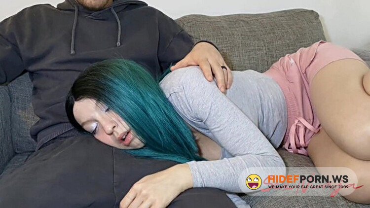 PornHub.com - Step Brother Fucks My Mouth After I Rested On His Lap [FullHD 1080p]