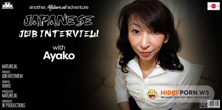 Mature.nl - Skinny Japanese MILF Mako Shinozuka Gets Creampied After Her Job Interview [FullHD 1080p]