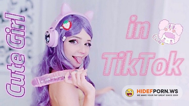 ModelHub - Cute Girl Fucks Her Pussy With a Huge Dildo In Tik-Tok [HD 720p]