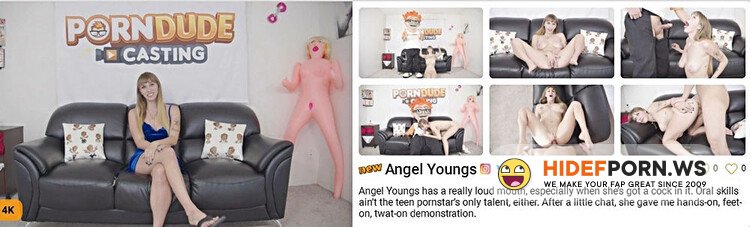 PornDudeCasting - Angel Youngs [Full HD 1080p]