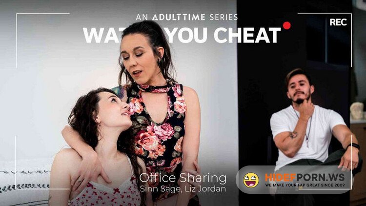AdultTime.com /Watch You Cheat - Sinn Sage and Liz Jordan - Office Sharing [FullHD 1080p]