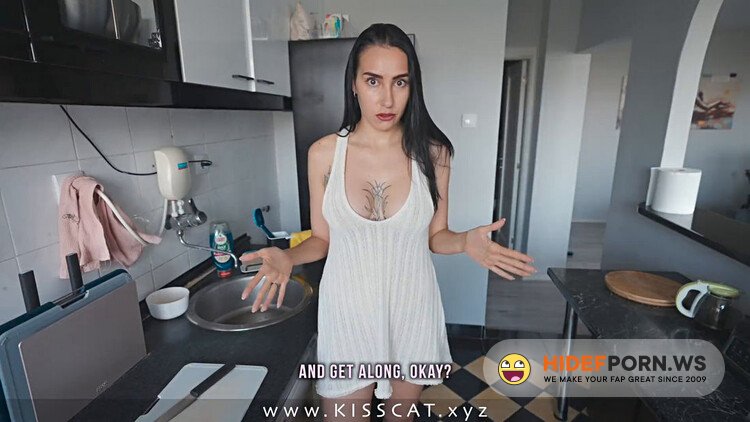 ModelsPorn - Kisscat Public - DAY 1 - First Share Bed Step Son Dreams Of Fuck Step Mom, But Unexpected To Cum Inside! [FullHD 1080p]